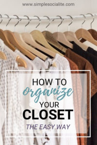 Clothes on Hangers - How To Organize Your Closet