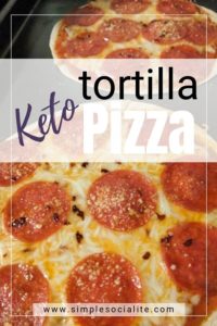 Keto Tortilla Pizza