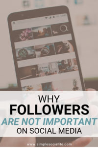 Phone on Instagram - Why Followers Aren't Important On Social Media Title Graphic