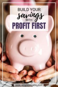 Build Your Savings with Profit First Title Graphic