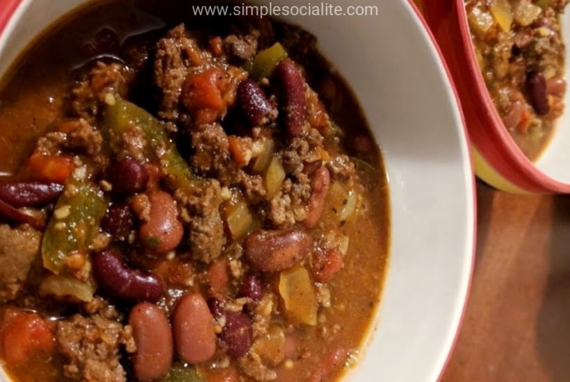 2 Bowls of Turkey Chili