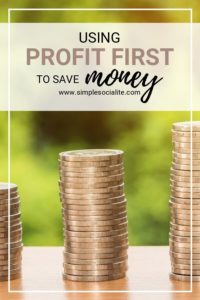 Using Profit First to Save Money Title Graphic