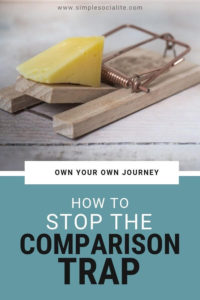 How to stop the comparison trap title image with a mouse trap set with cheese